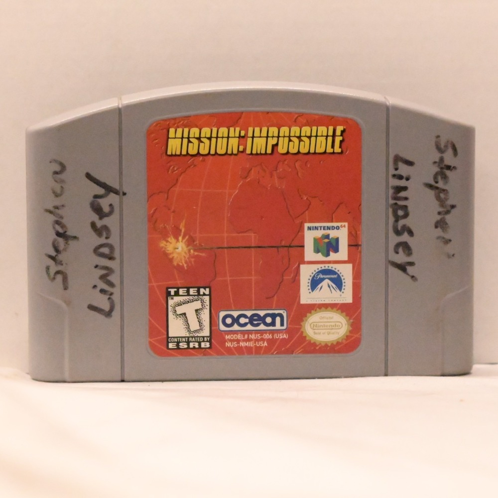 Mission Impossible Nintendo 64 N64 Authentic Original Cartridge